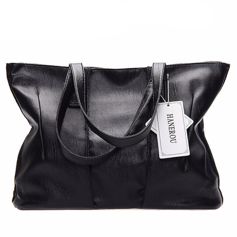 Leather Black Shoulder Bags