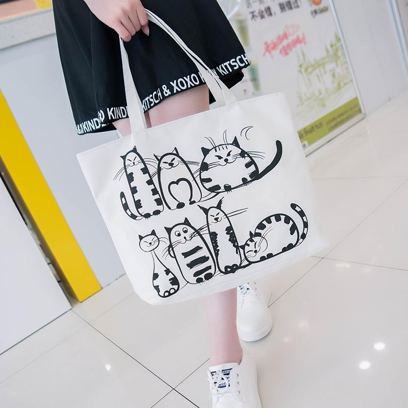 Printed Cats Handbag