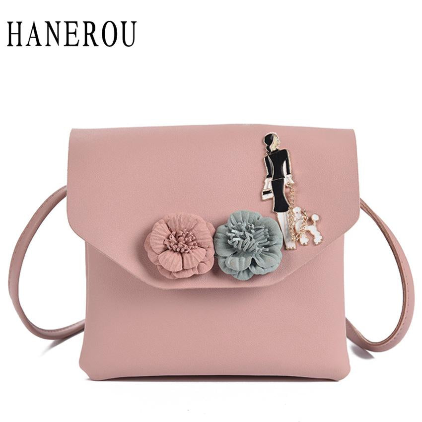 Pink Mini-Floral Cross Body Bags