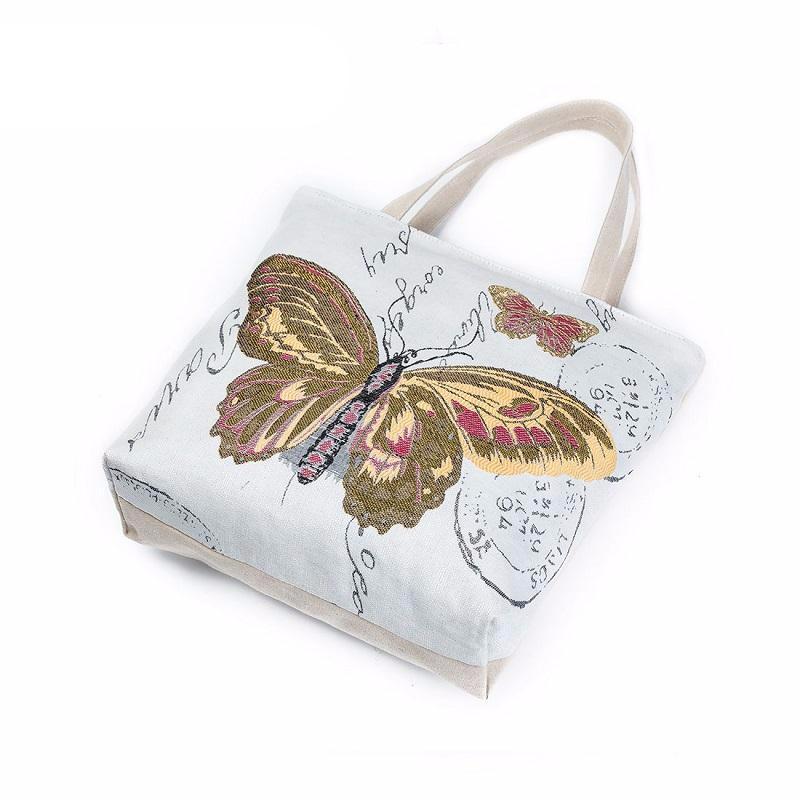 Multi-Color Butterfly Tote Bags