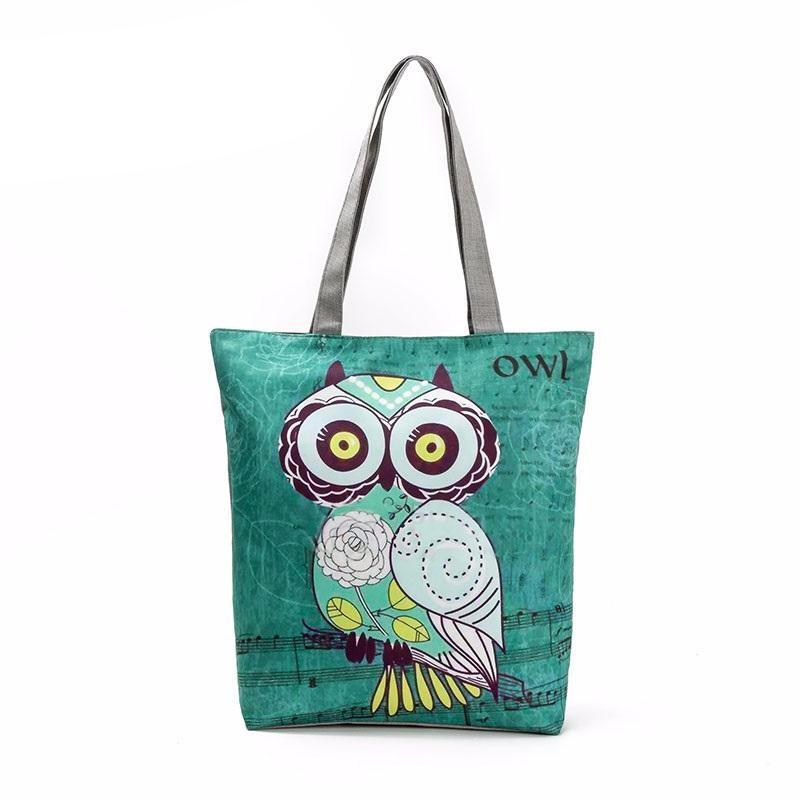 Lovely Owl Shopping Bag