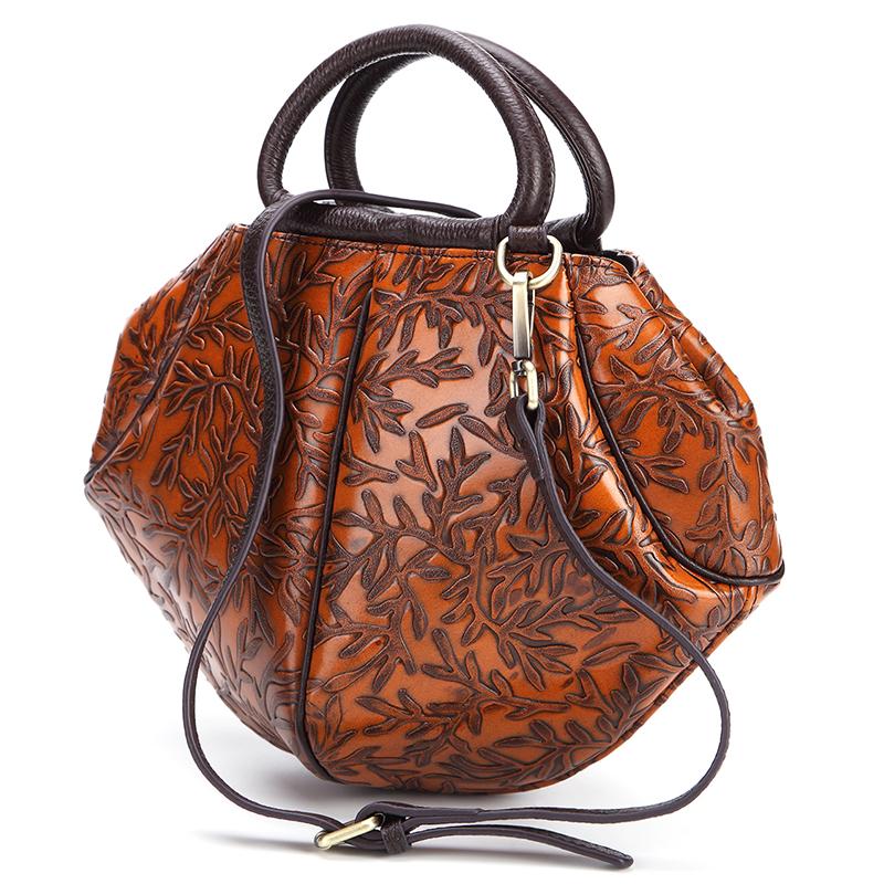 Orange Flower Luxury Cross Bag